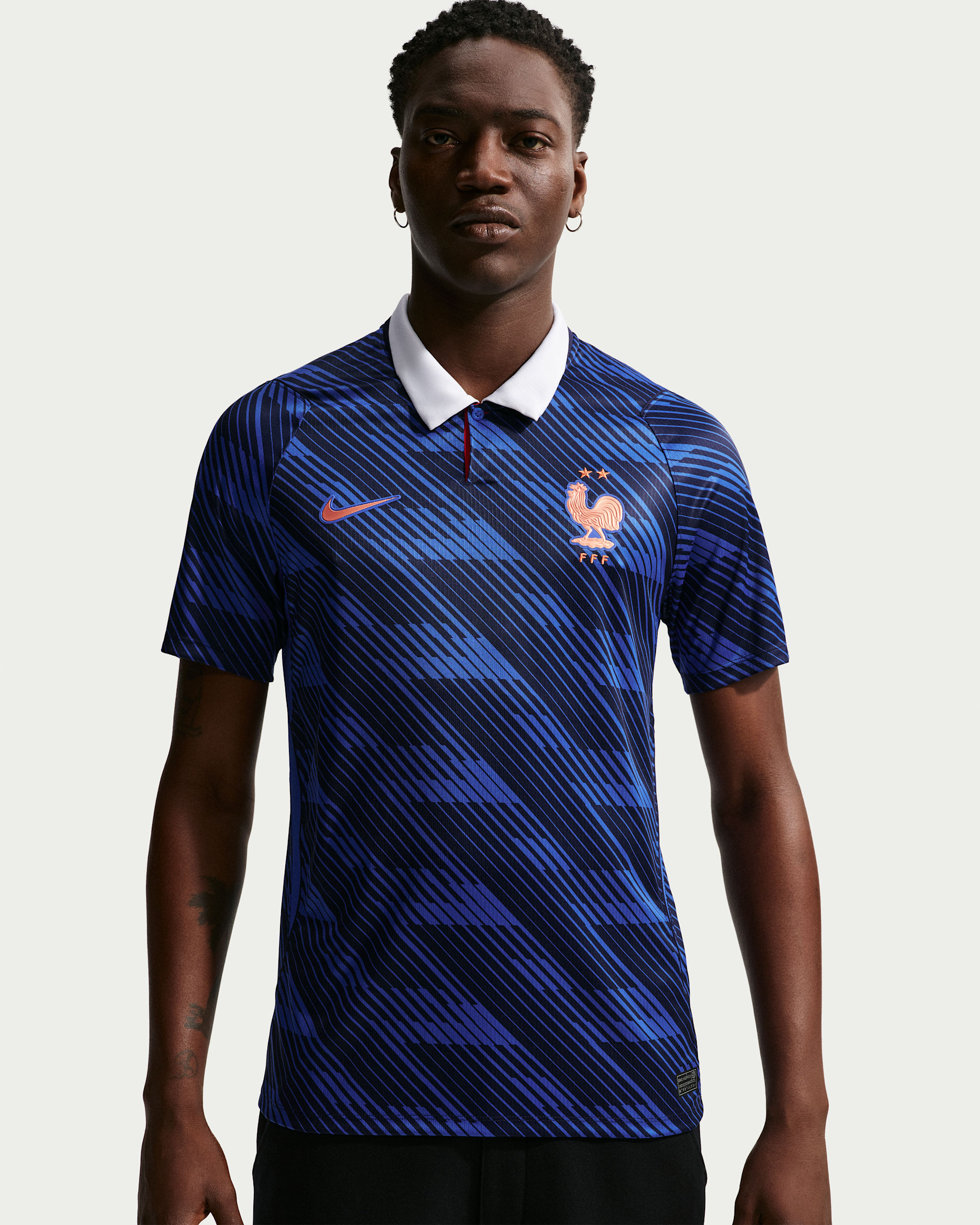 France National Team 2026 Stadium Home Men's Nike Dri-FIT Football Shirt - Game Royal/Blackened Blue/White/Metallic Copper