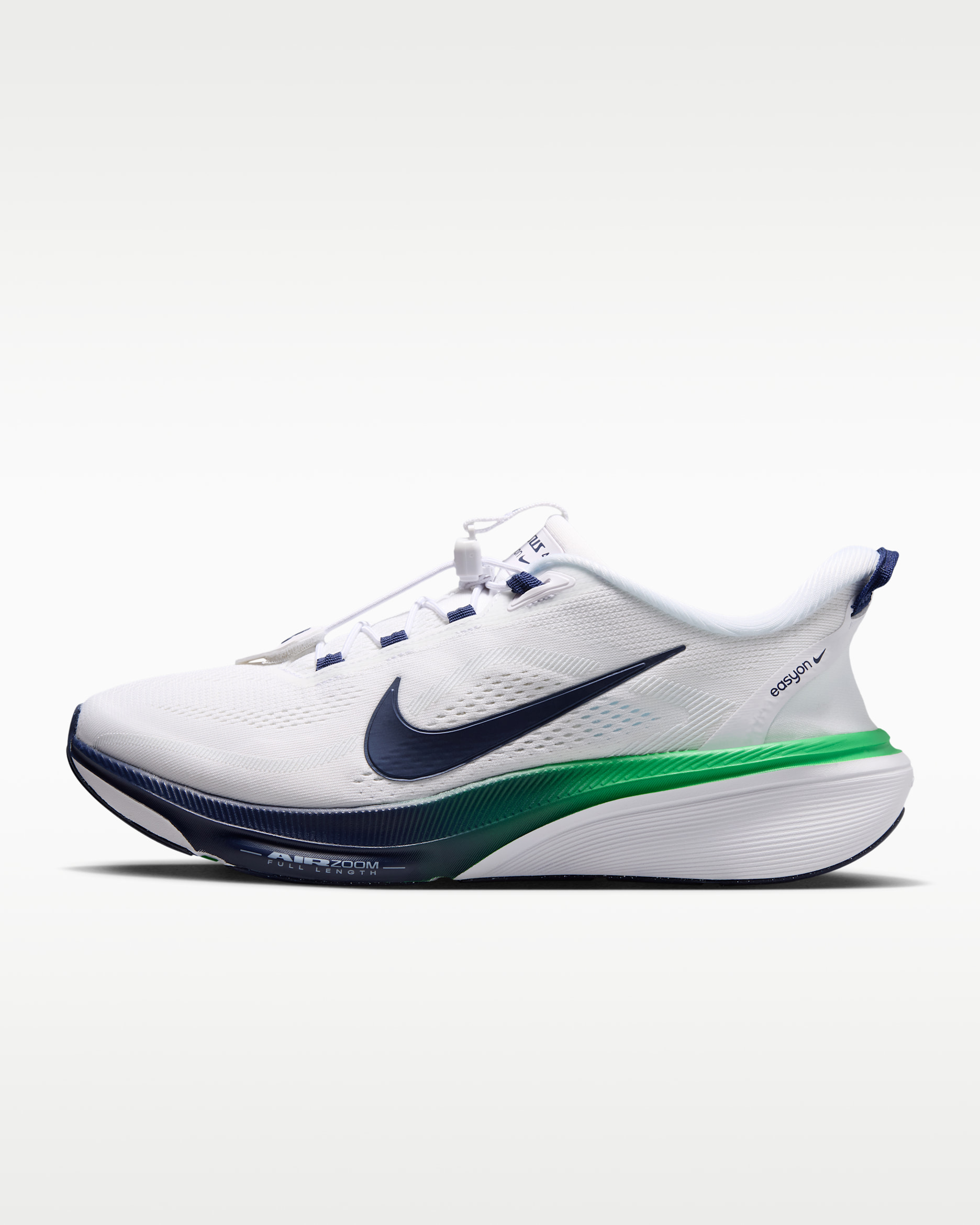 Nike Pegasus 42 EasyOn Men's Road-Running Shoes - White/Green Spark/Midnight Navy