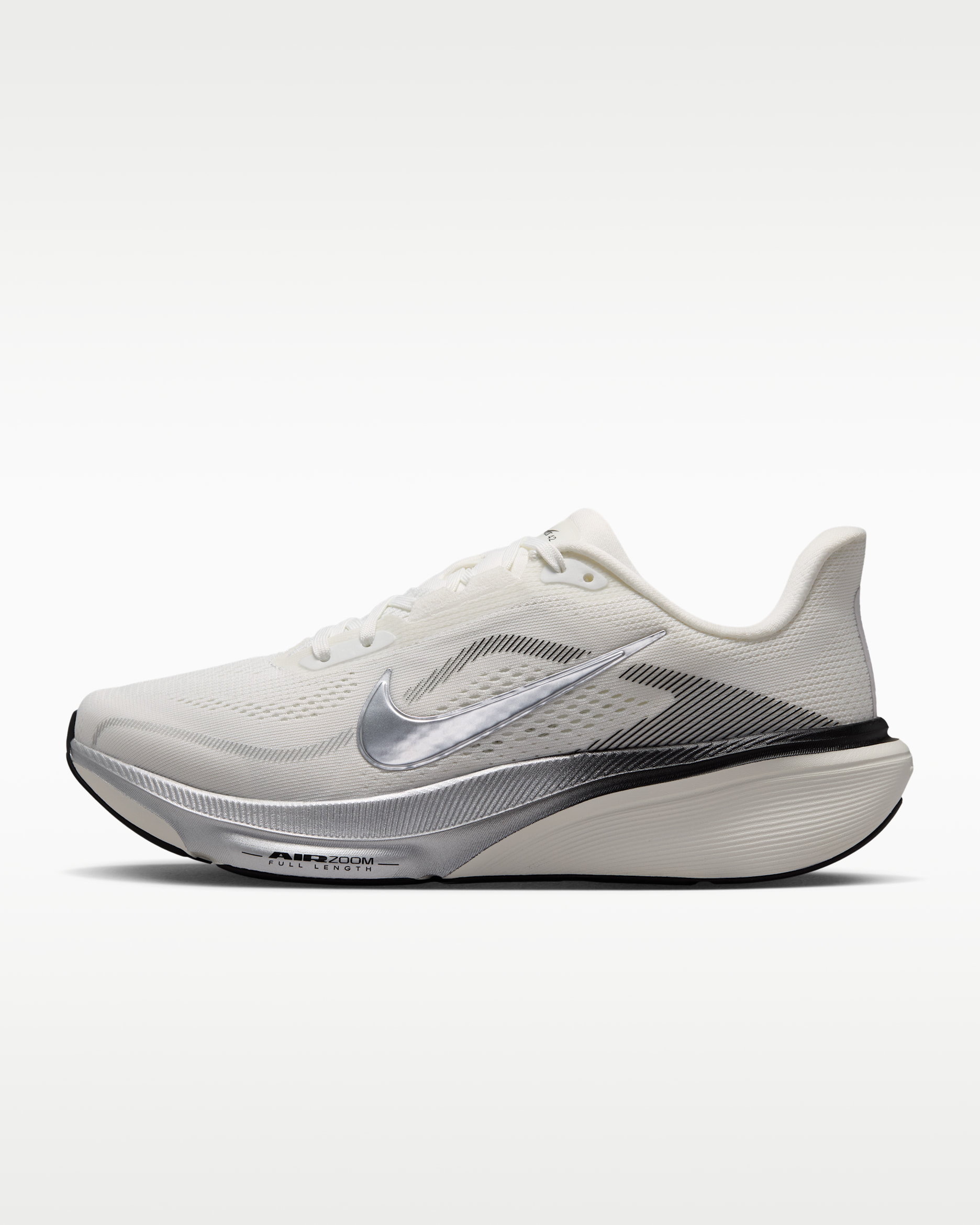 Nike Pegasus 42 Women's Road-Running Shoes - Summit White/Sail/Black/Metallic Silver