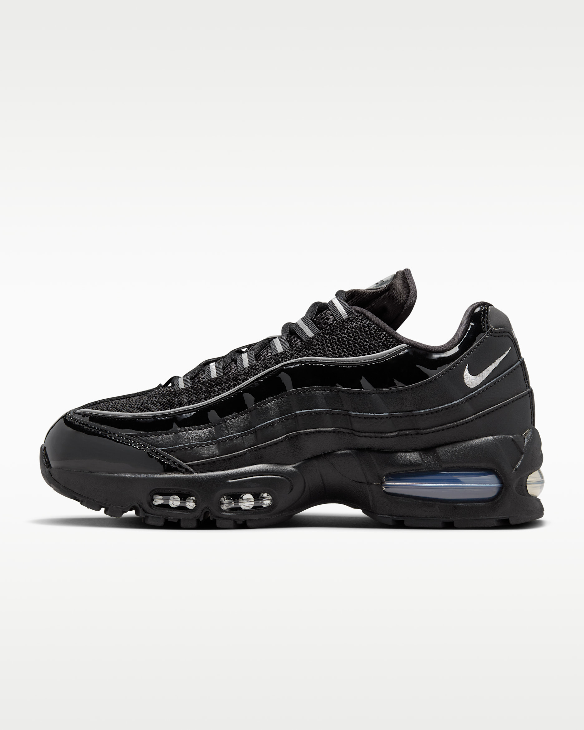 Nike Air Max 95 Big Bubble Women's Shoes with Reflective Design Accents - Black/Reflect Silver/White/Metallic Silver