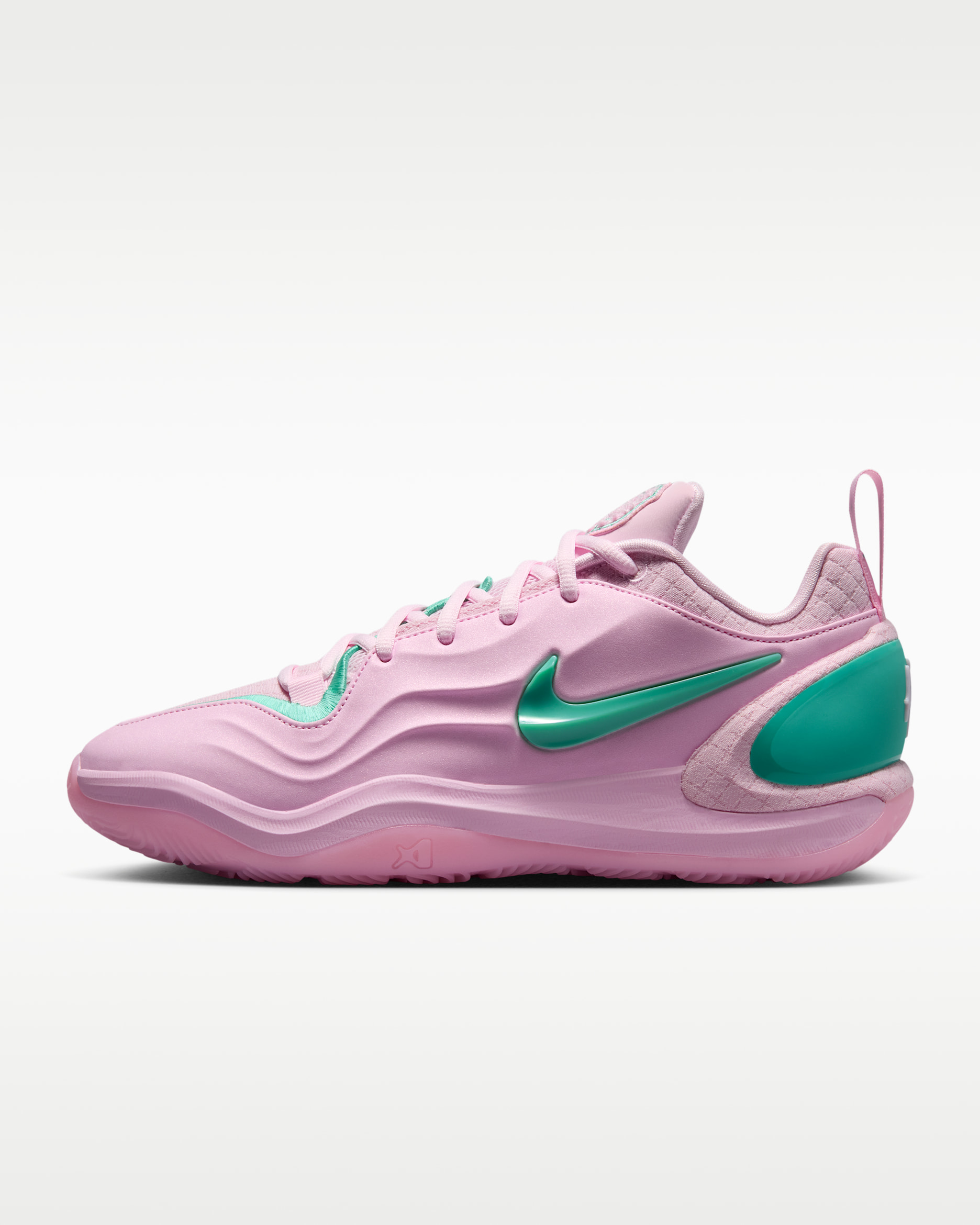 A'Two 'Pinkies Up' EP A'ja Wilson Basketball Shoes - Pink Foam/Pink Foam/Neptune Green