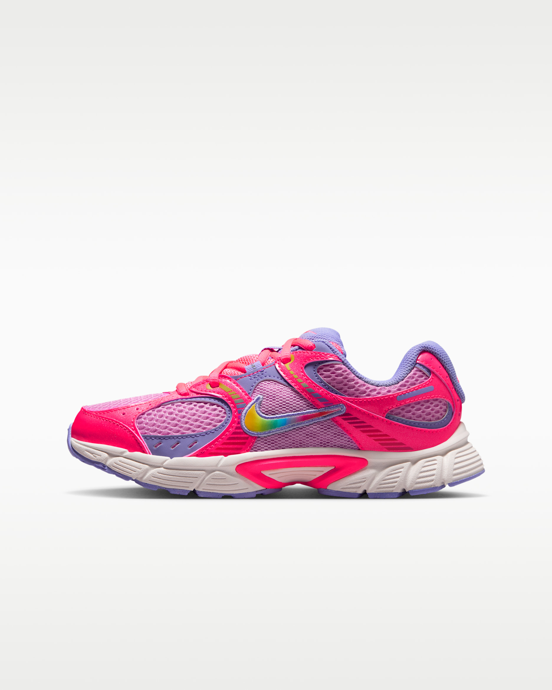 Nike V5 RNR Older Kids' Shoes - Hot Punch/Pink Rise/Light Thistle/Multi-Colour