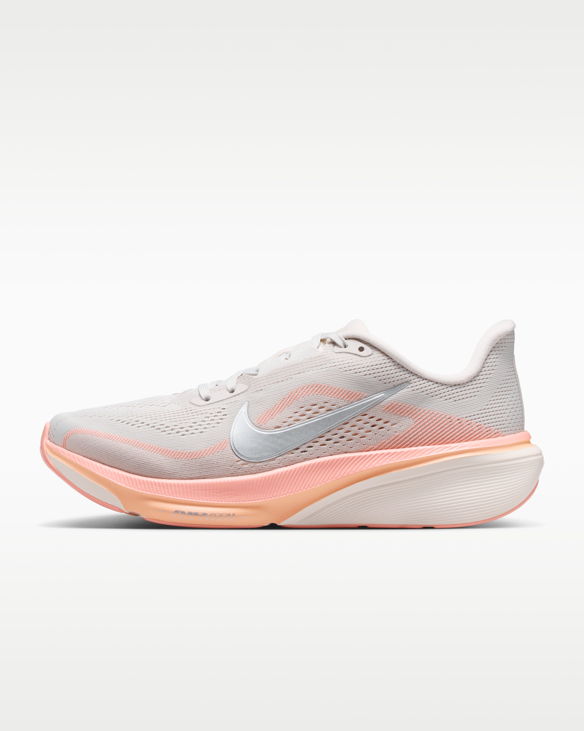 Nike Pegasus 42 Women's Road-Running Shoes - Light Bone/Arctic Orange/Chalk/Metallic Silver