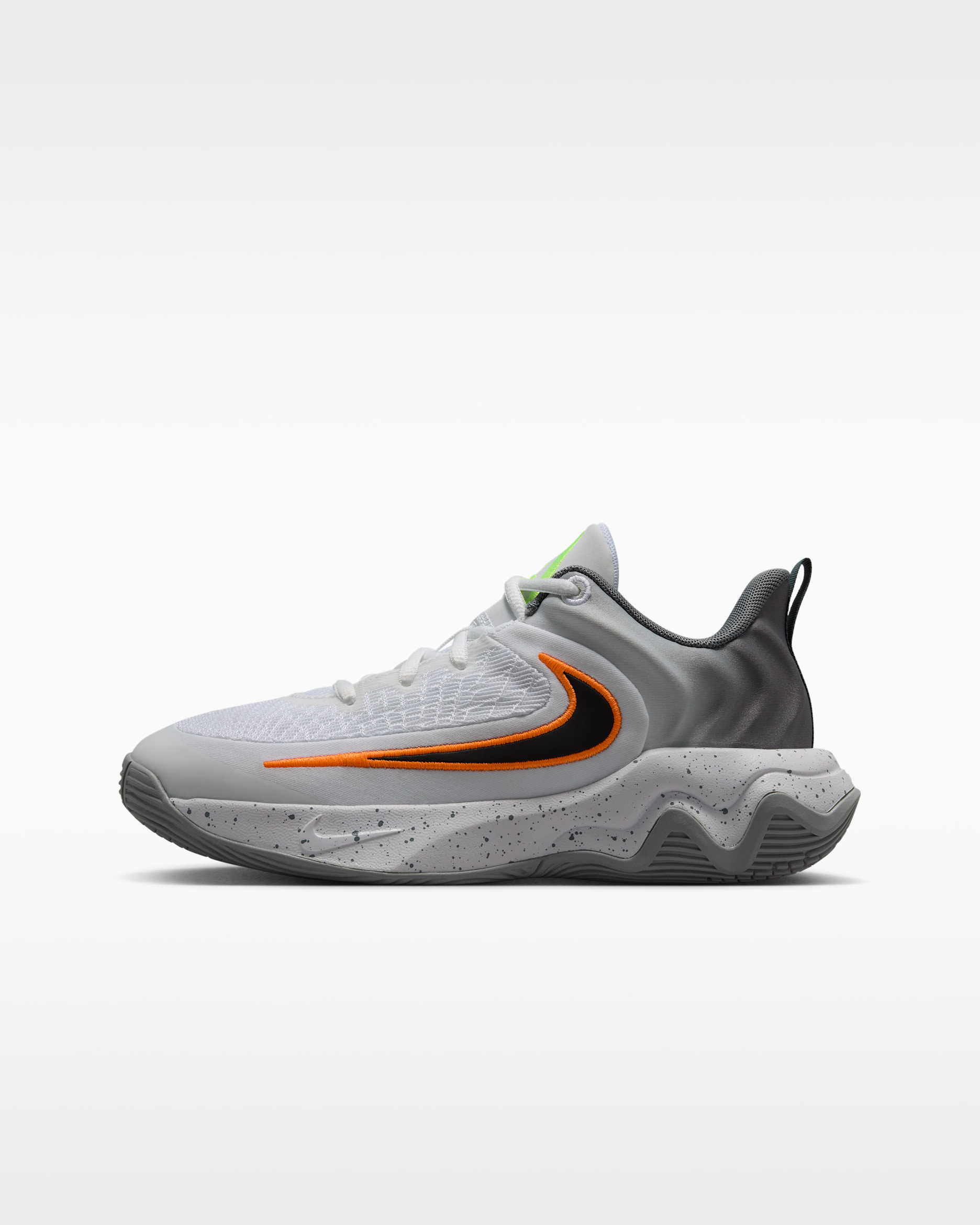 Giannis Immortality 4 Older Kids' Basketball Shoes - White/Volt/Wolf Grey/Black