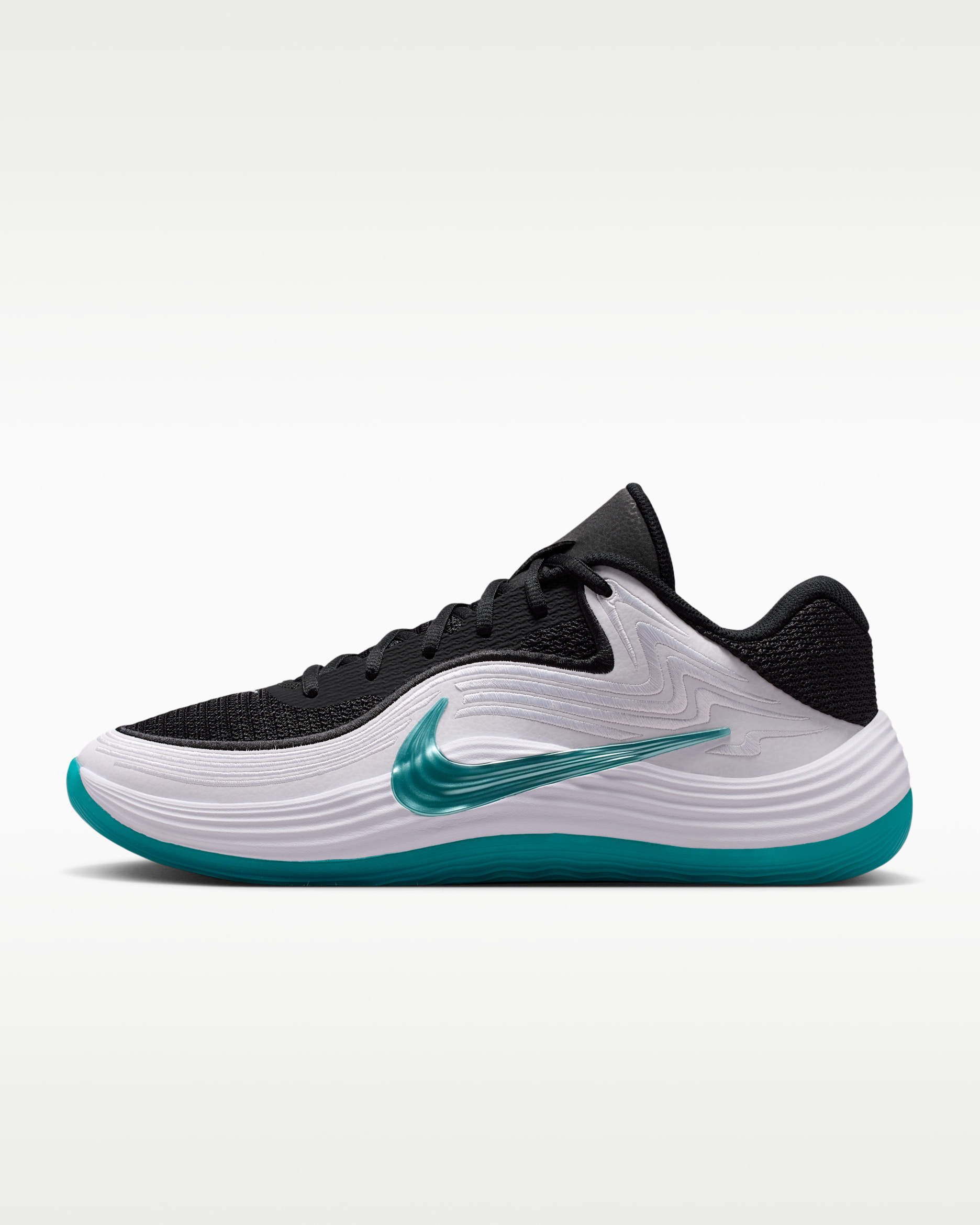 Nike Precision 8 Low Men's Basketball Shoes - Black/White/Dusty Cactus/Dusty Cactus