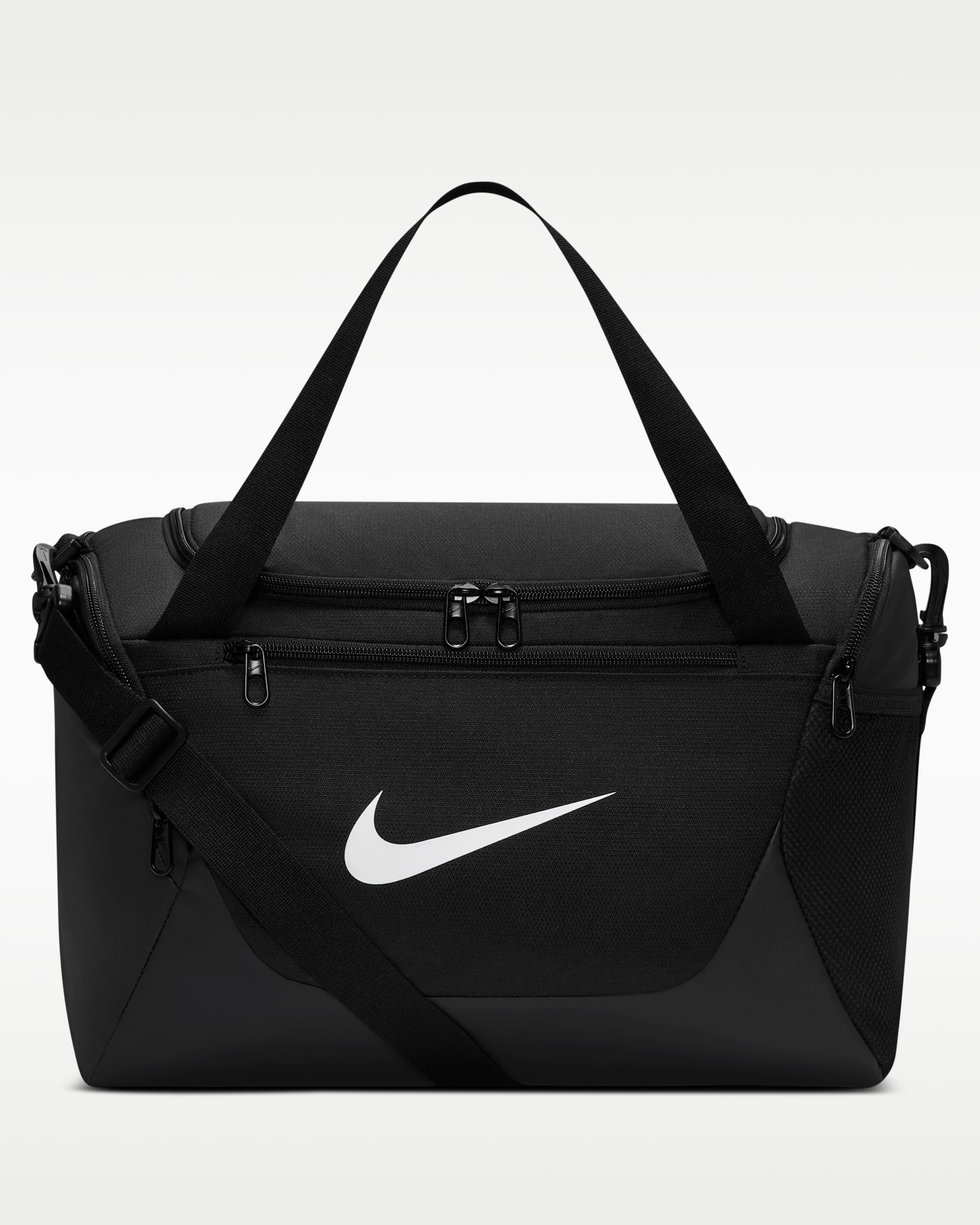 Nike Brasilia Training Duffel Bag (Extra Small, 24L) - Black/Black/White