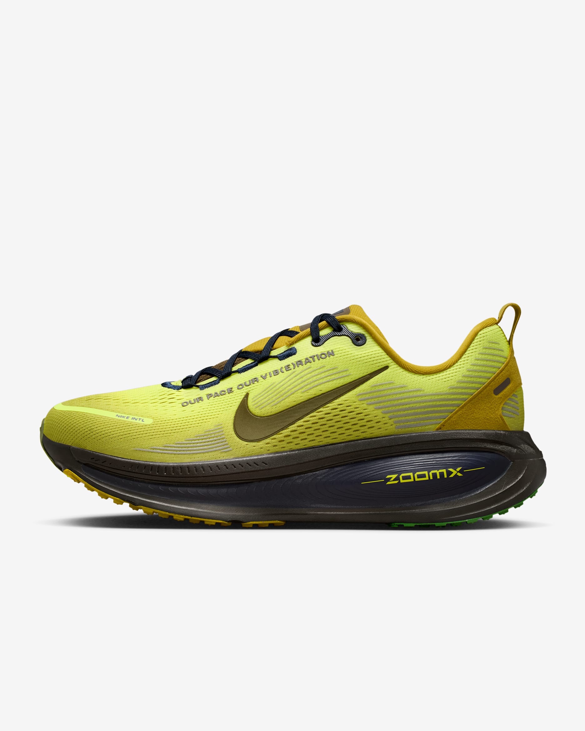 Nike Vomero 18 SE Men's Road Running Shoes - Sonic Yellow/Peat Moss/Dark Obsidian/Dark Hazel