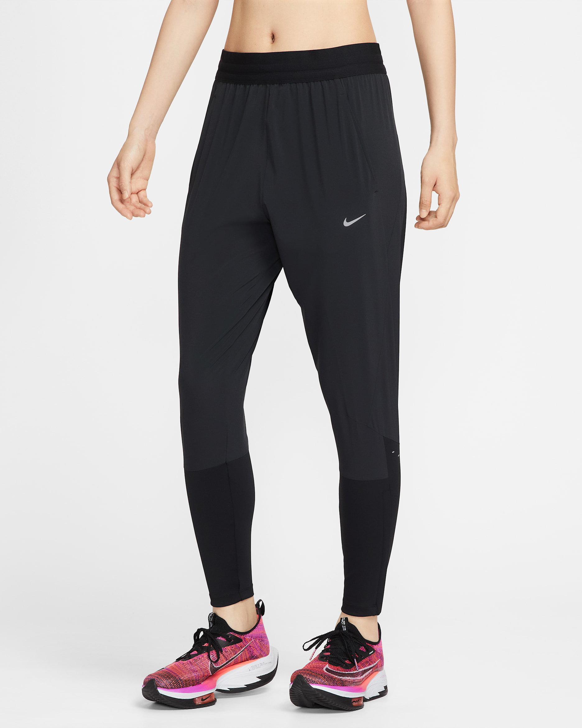 Nike Swift Women's Dri-FIT Mid-Rise Running Trousers - Black