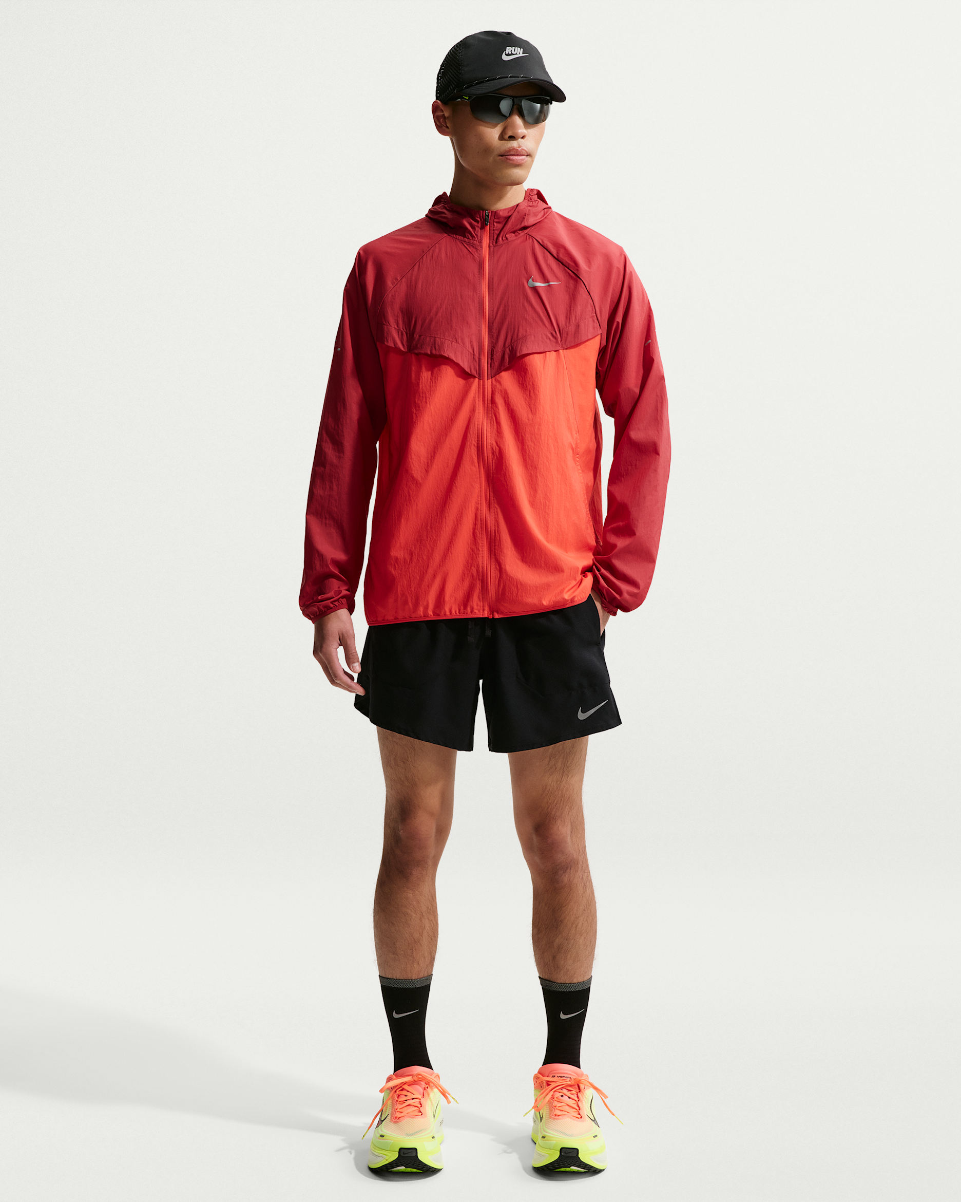 Nike Stride Men's Dri-FIT 12.5cm (approx.) 2-in-1 Running Shorts - Black
