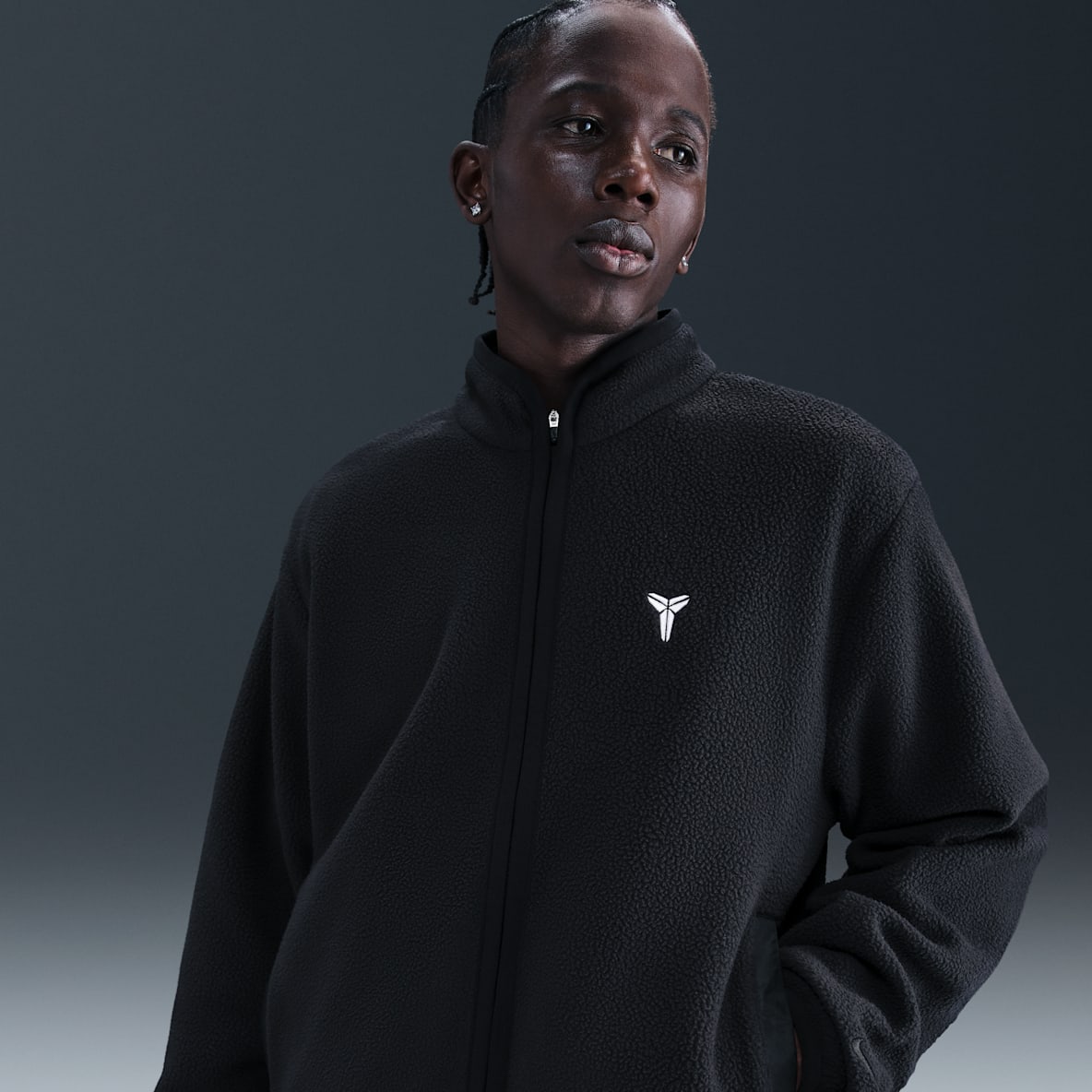 Kobe Chamarra de básquetbol acondicionada para el invierno para hombre