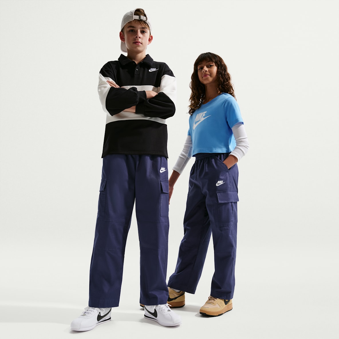 Nike Sportswear Club Big Kids' Woven Cargo Pants