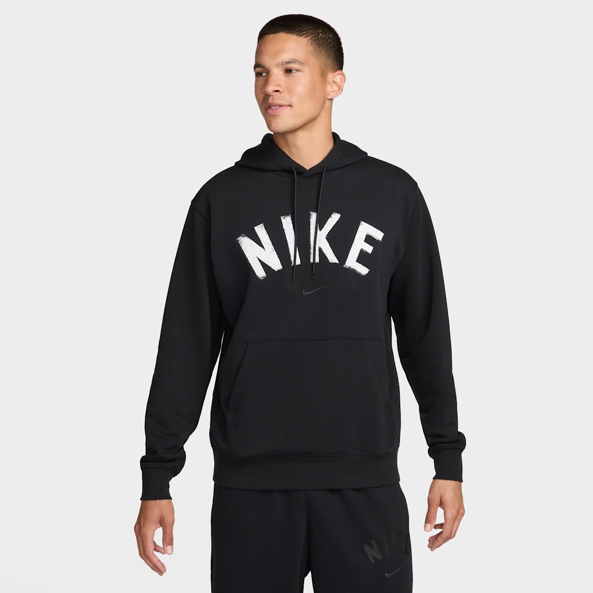 Nike Swoosh Sudadera con gorro sin cierre de fitness Dri-FIT de French Terry para hombre