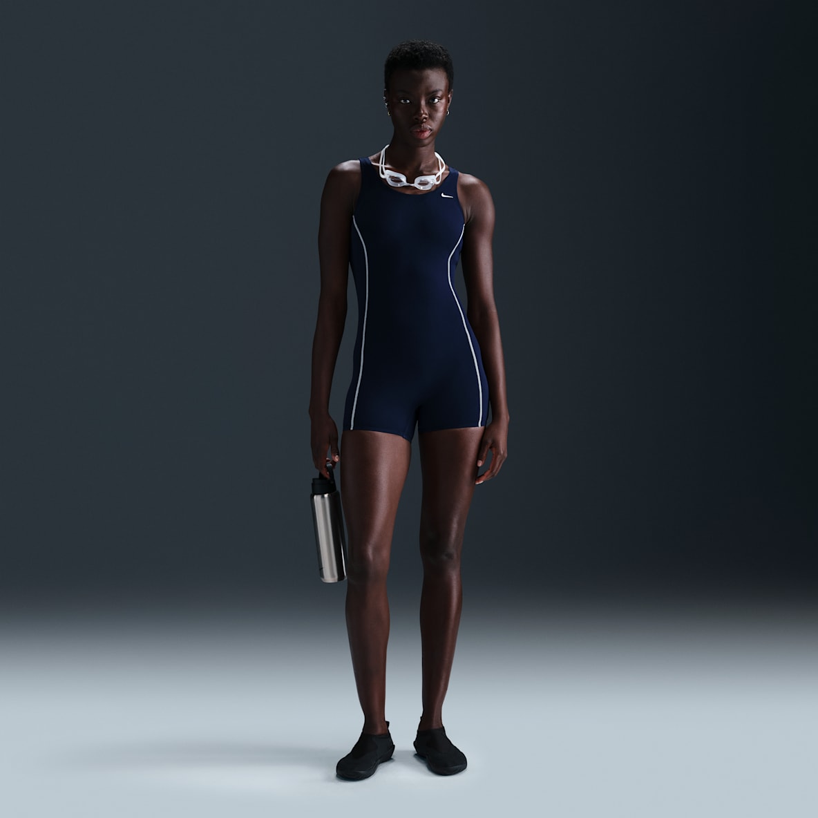 Natación Nike HydraStrong Essential Traje de baño con piernas para mujer