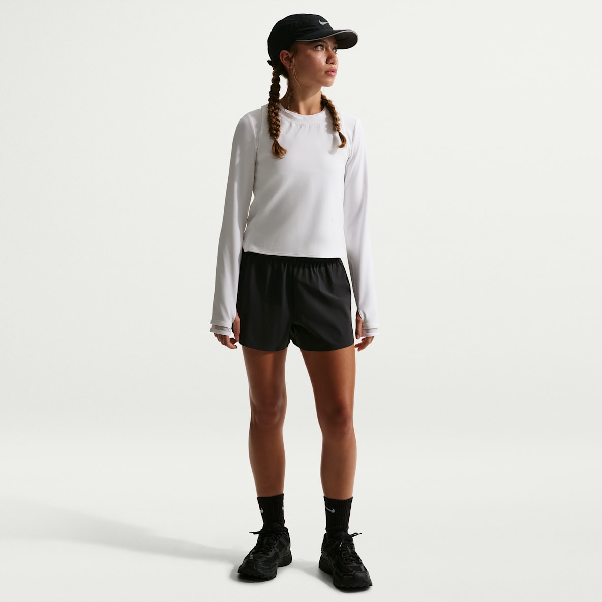 Nike MAVN Girls' Dri-FIT 3" Mid-Rise Repel Running Shorts