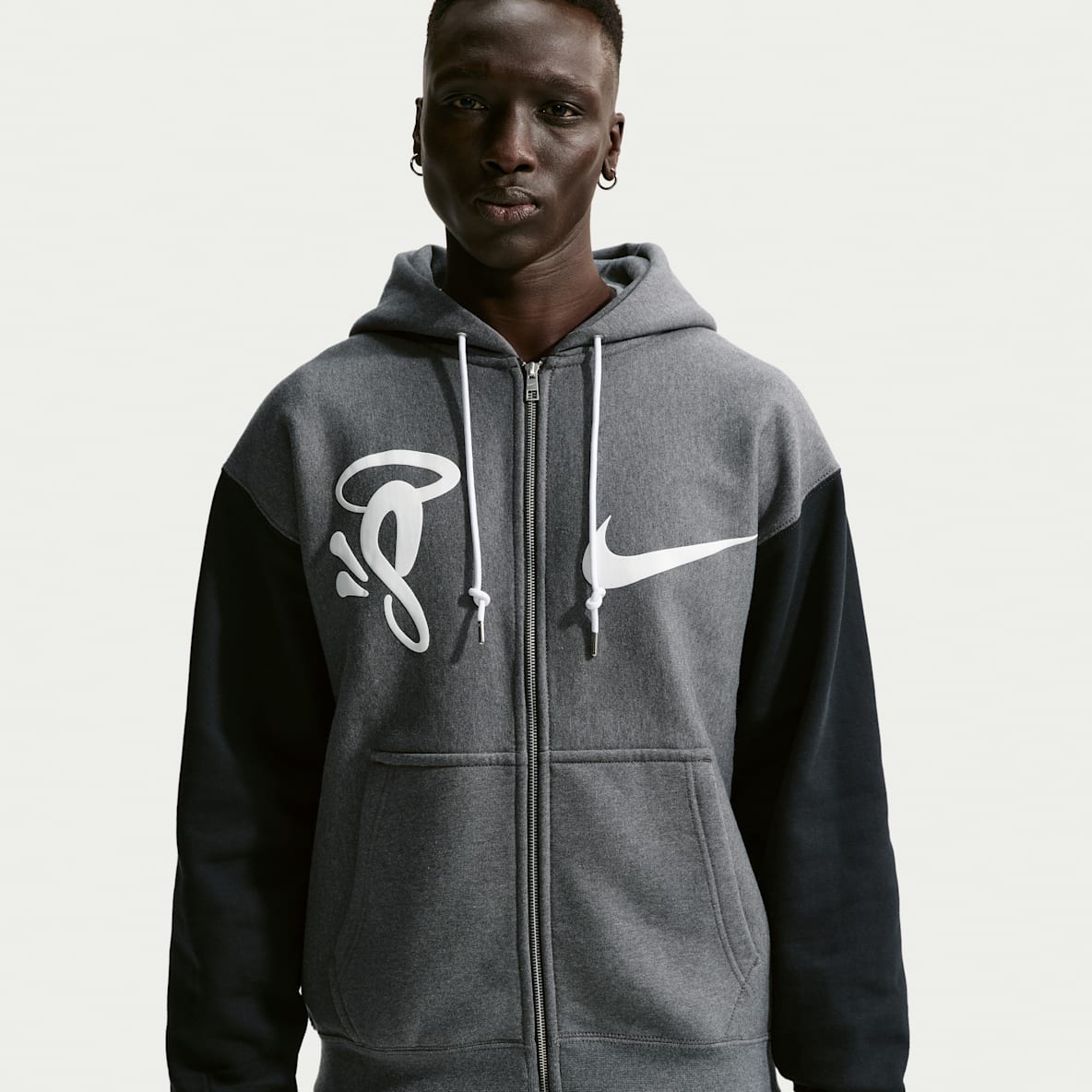Nike Solo Swoosh x Central Cee Men's Fleece Full-Zip Hoodie