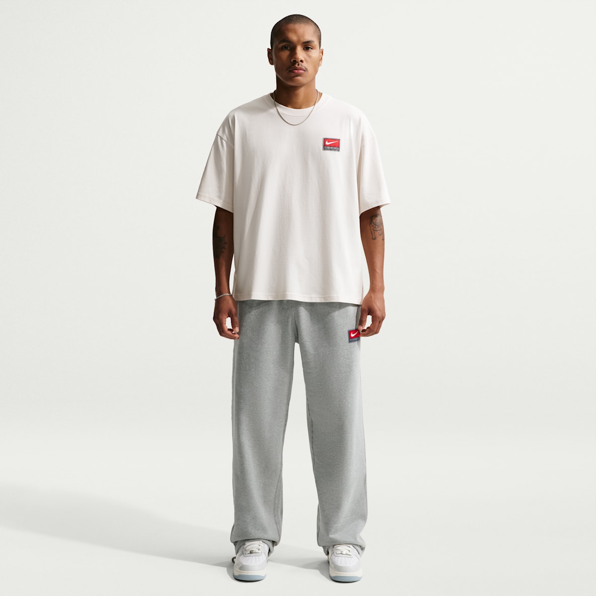 Nike Solo Swoosh Men's Fleece Open-Hem Pants