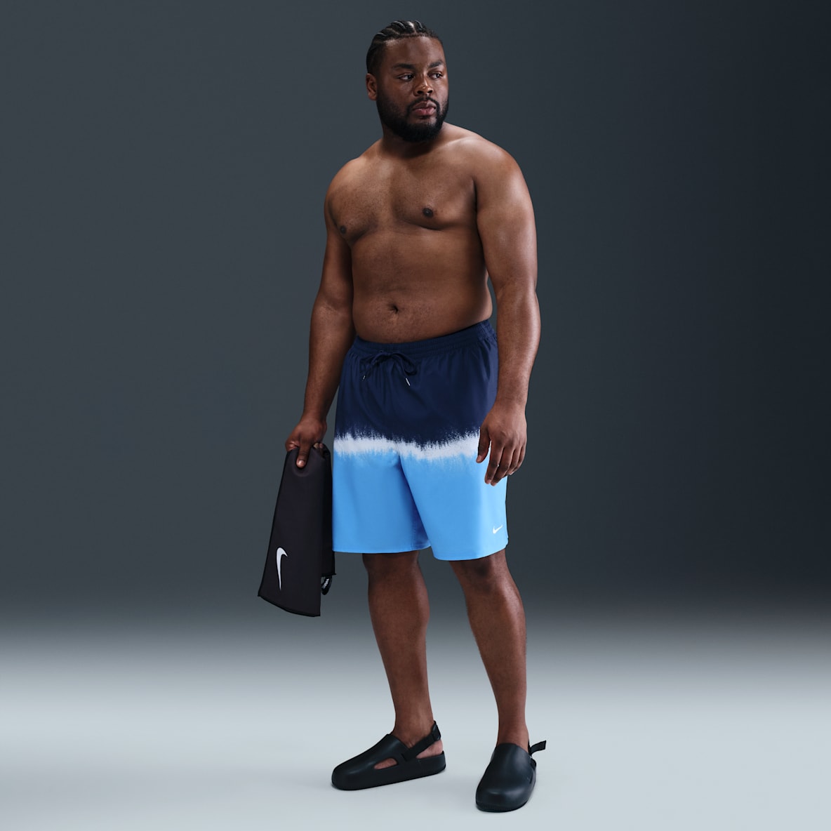 Nike Swim Breaker Shorts de vóleibol de 23 cm con forro tipo bóxer para hombre