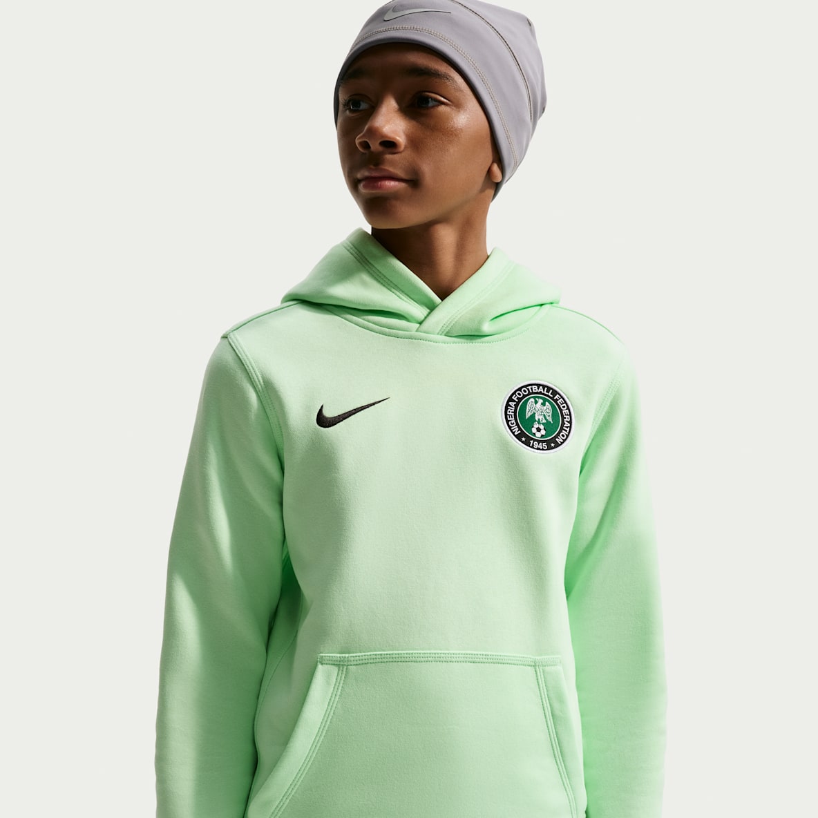 Nigeria Club Older Kids' (Boys') Nike Football Pullover Hoodie