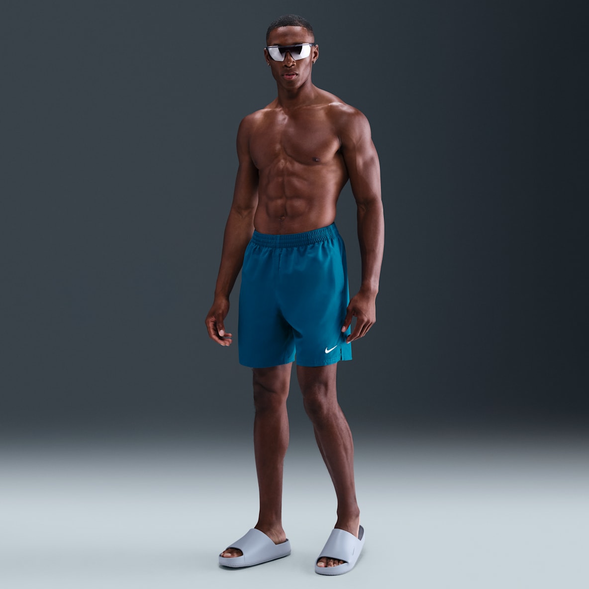 Natación Nike Breaker Essential Short Volley de 18 cm con forro de ropa interior para hombre