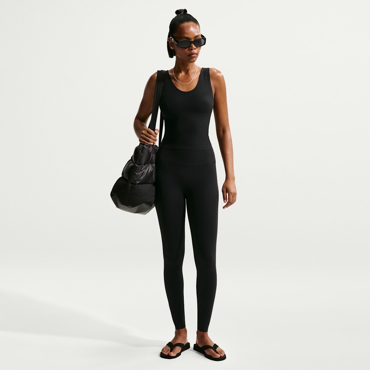Nike Zenvy Women's High-Waisted Full-Length Leggings with No Front Seam