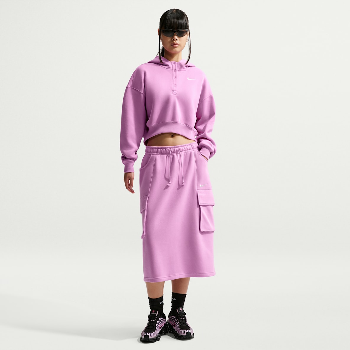 Nike Sportswear Phoenix Fleece Women's Cargo Midi Skirt