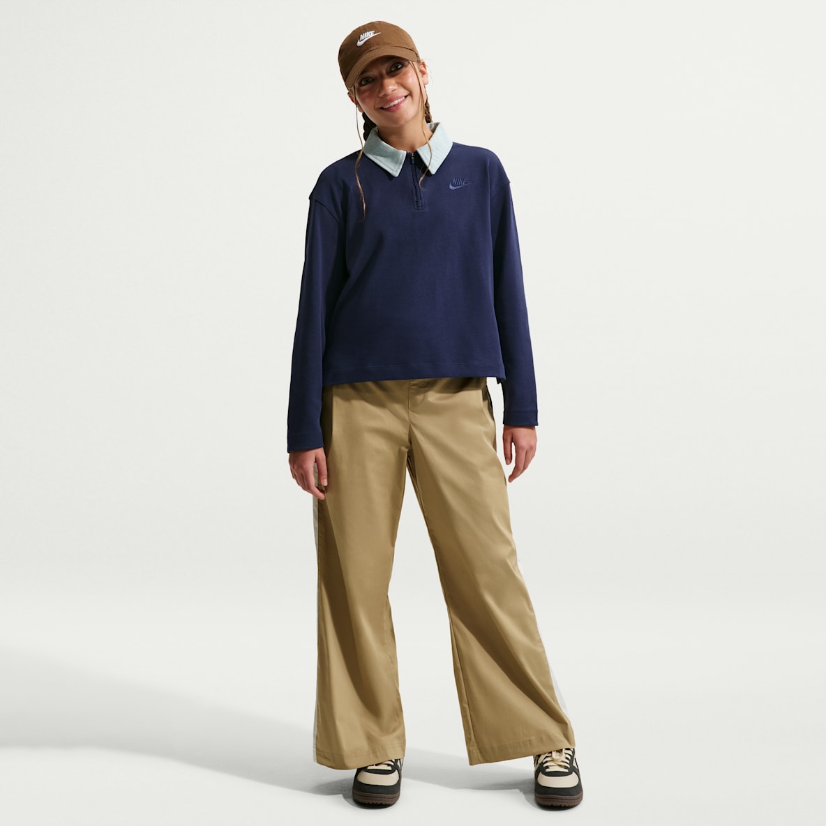 Nike Sportswear Collection Older Kids' (Girls') Woven Trousers