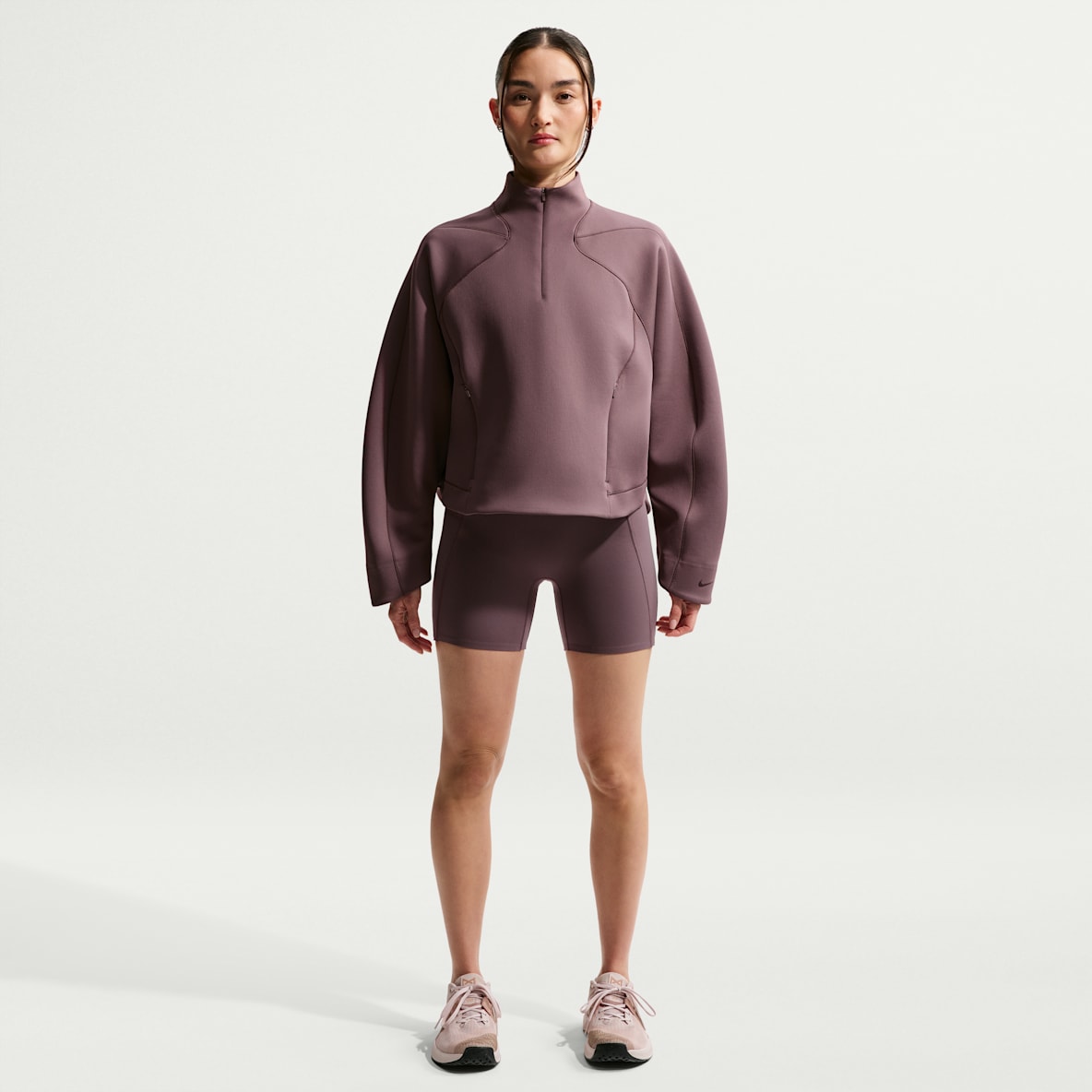 Nike Universa Women's High-Waisted 12.5cm (approx.) Biker Shorts with No Front Seam