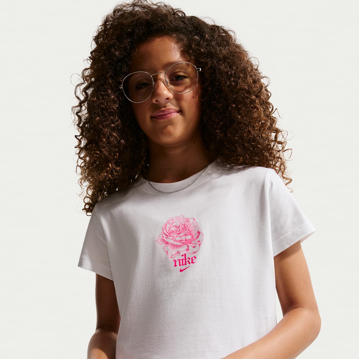 Nike Sportswear Older Kids' (Girls') Cropped T-Shirt