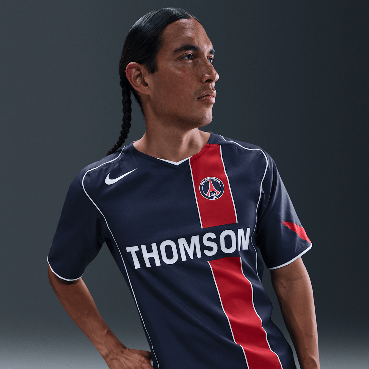 Paris Saint-Germain 2004 Total 90 Reissue Jersey de fútbol Nike Replica para hombre