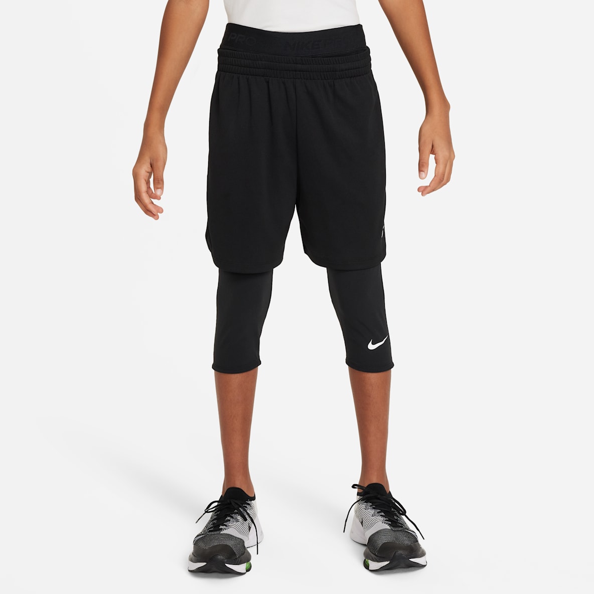 Nike Pro Older Kids' (Boys') Dri-FIT 3/4-Length Tights