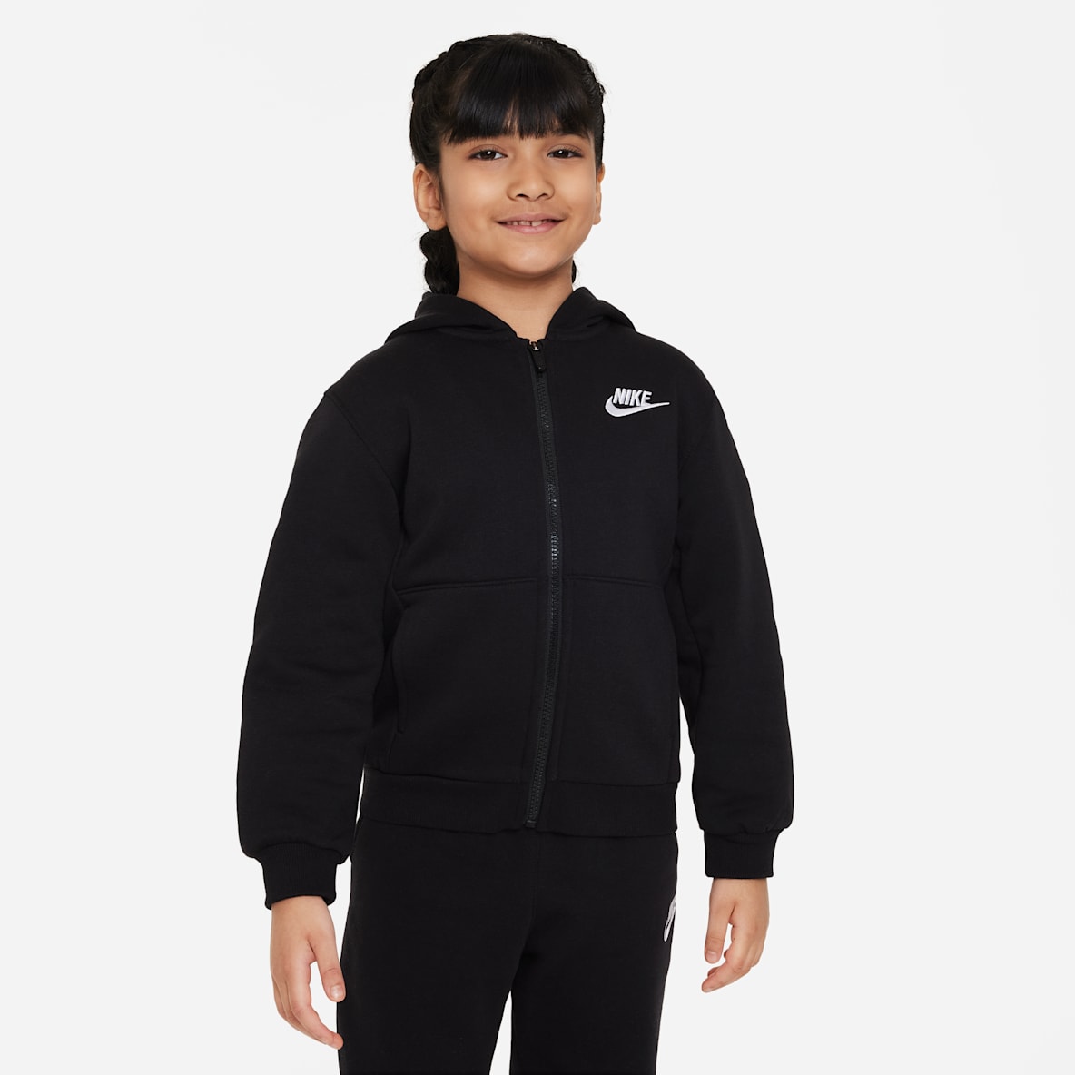 Nike Sportswear Club Fleece Little Kids' Full-Zip Hoodie