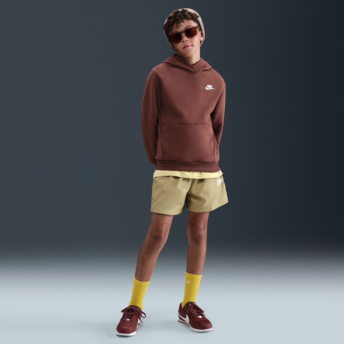 Nike Sportswear Club Older Kids' 11.5cm (approx.) Woven Shorts