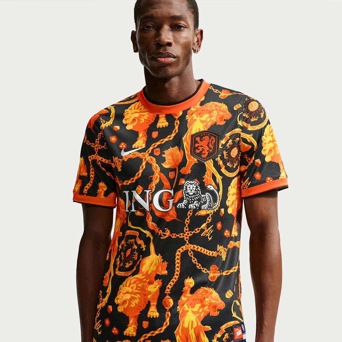 Netherlands x Patta Men's Academy Pro Short-Sleeve Football Top