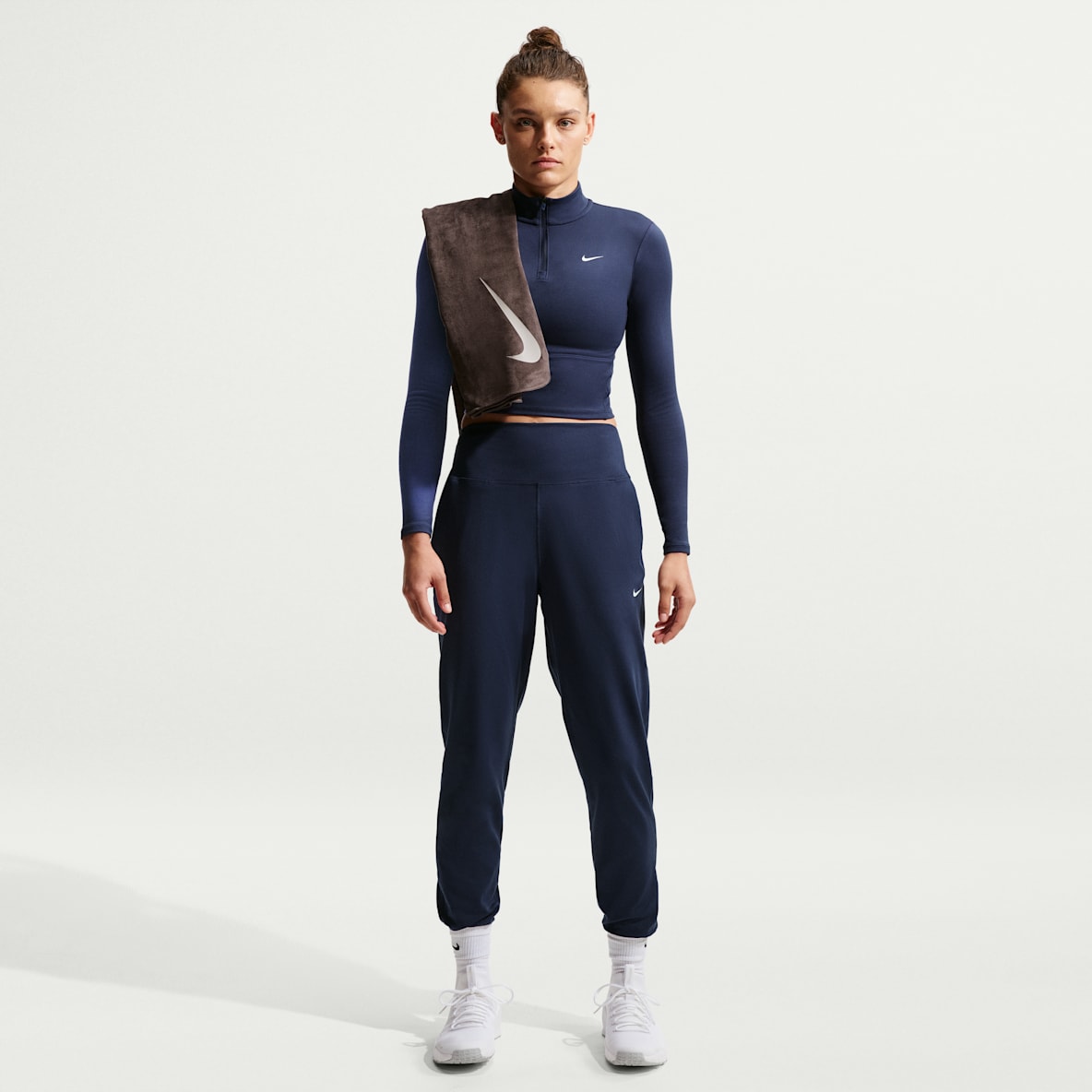 Nike One Joggers de tejido Knit de tiro alto largos para mujer
