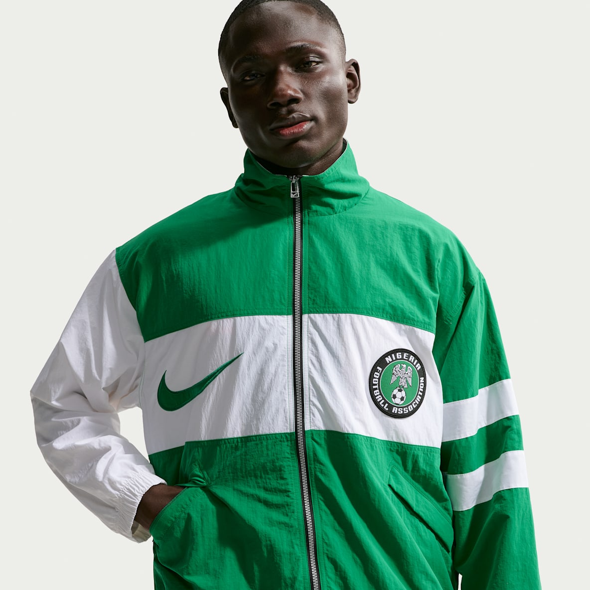 Nigeria 1996 Reissue Men's Nike Soccer Replica Track Jacket