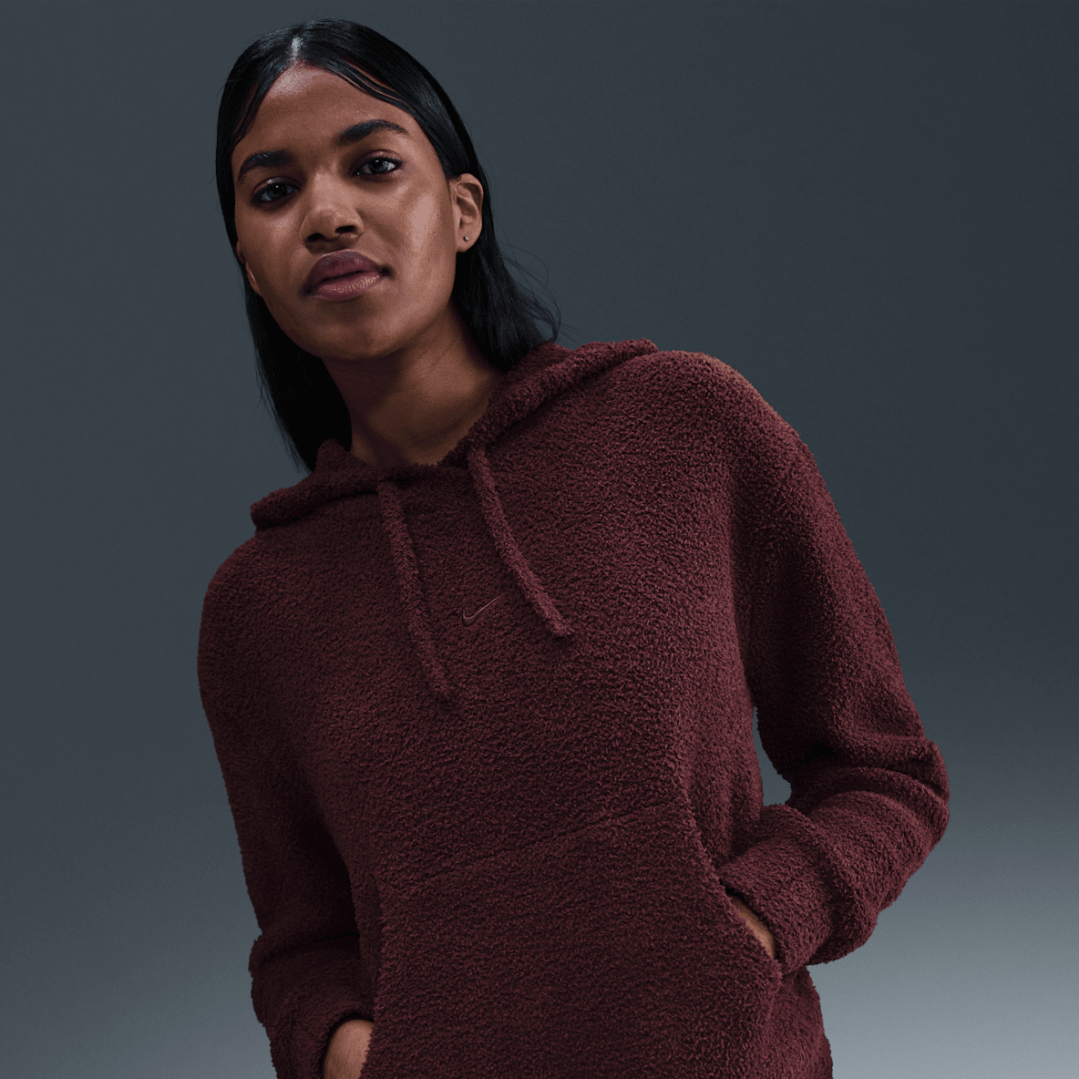 Nike Sportswear Phoenix Cozy Bouclé Women's Loose Knit Hoodie