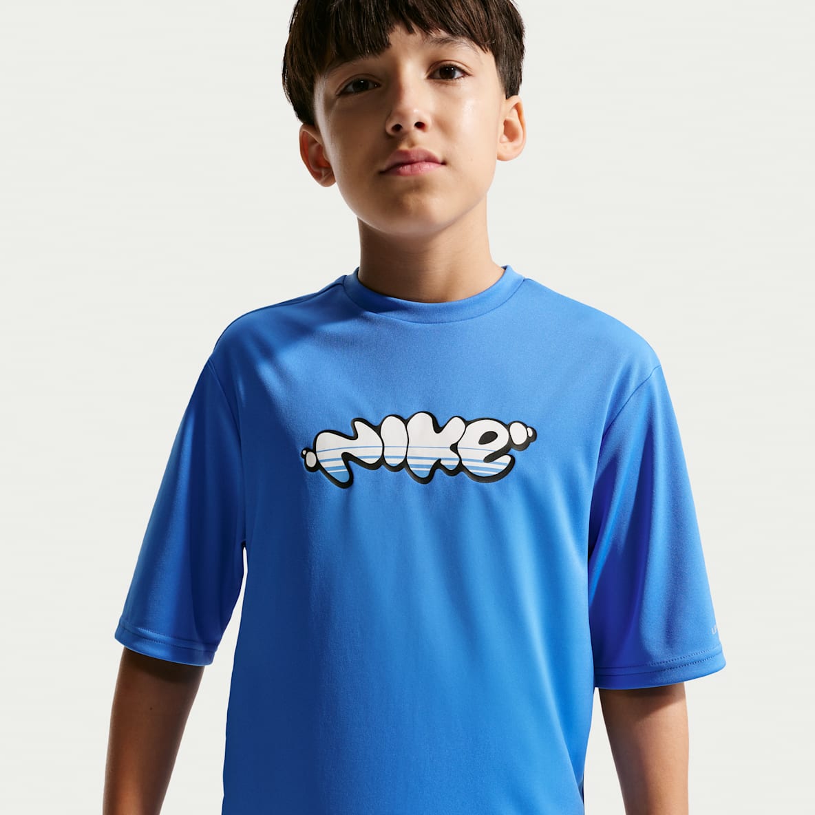 Nike Swim Hydroguard Big Kids' (Boys') Dri-FIT UV Short Sleeve Top