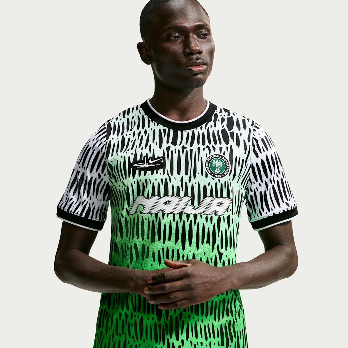 Nike x Nigeria x Slawn Men's Dri-FIT Academy Pro Short-Sleeve Football Top