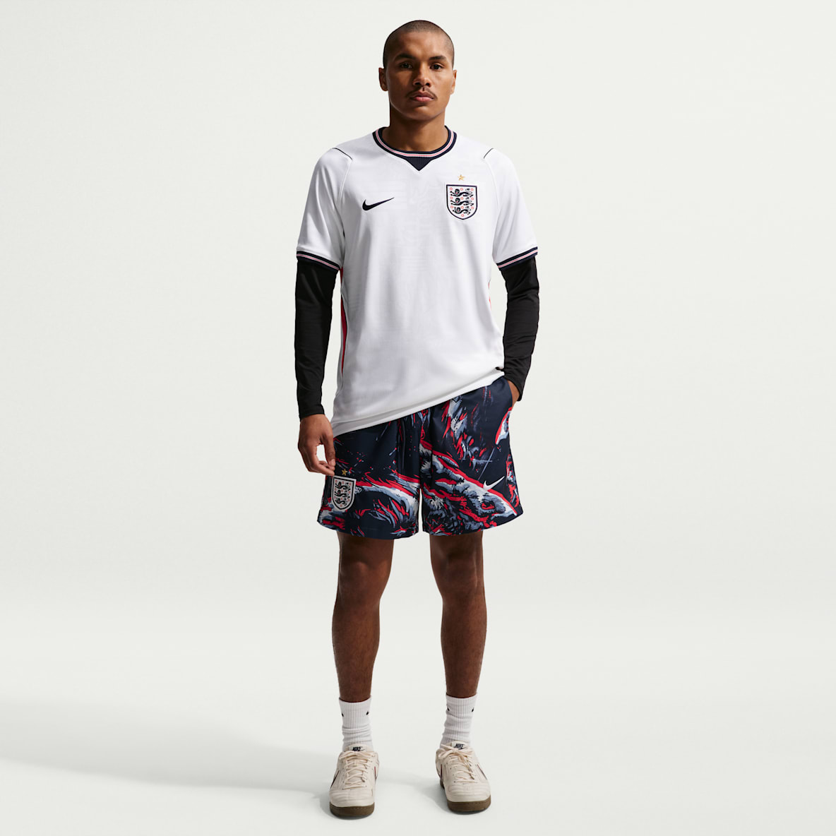 Angleterre Club Short de foot Nike Flow pour homme