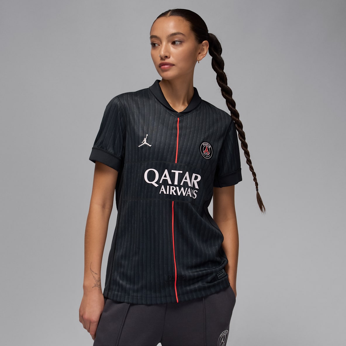 Paris Saint-Germain 2025/26 cuarta equipación Jersey de fútbol Jordan Dri-FIT Replica para mujer