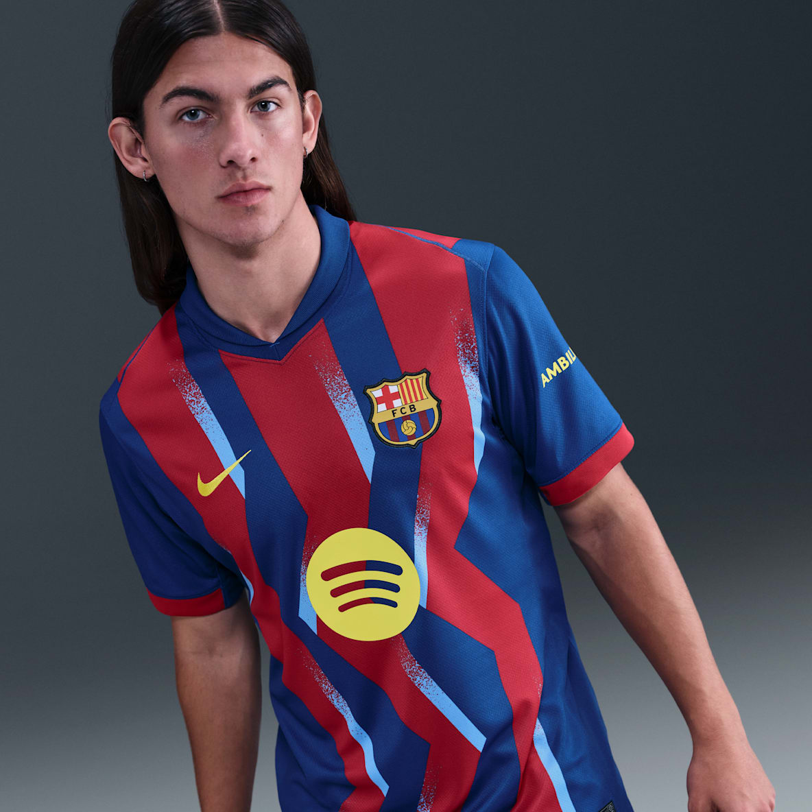 FCバルセロナ 2025/26 スタジアム フォース メンズ ナイキ Dri-FIT サッカー レプリカ ユニフォーム