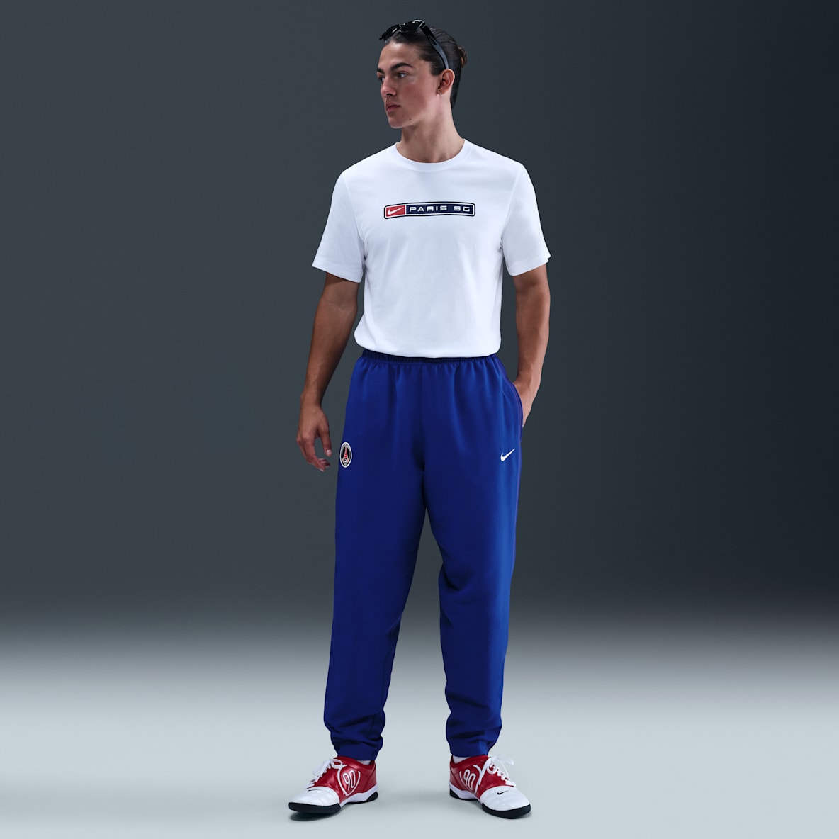 Paris Saint-Germain 2004 Total 90 Reissue Pants deportivos de fútbol Nike Replica para hombre