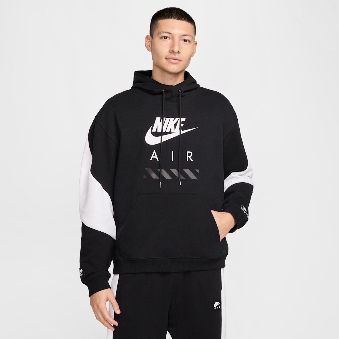 Nike Air Sudadera con gorro sin cierre de tejido Fleece para hombre