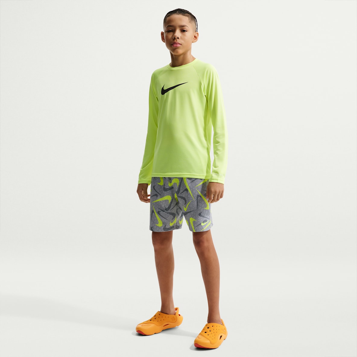 Nike Swim Breaker Big Kids' (Boys') 7" Brief-Lined Volley Short