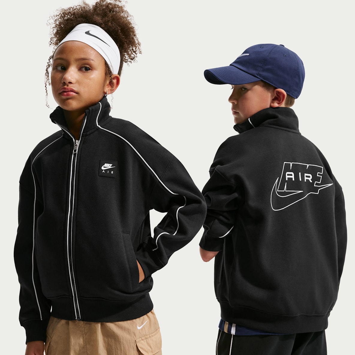 Nike Air Big Kids' Fleece Track Jacket