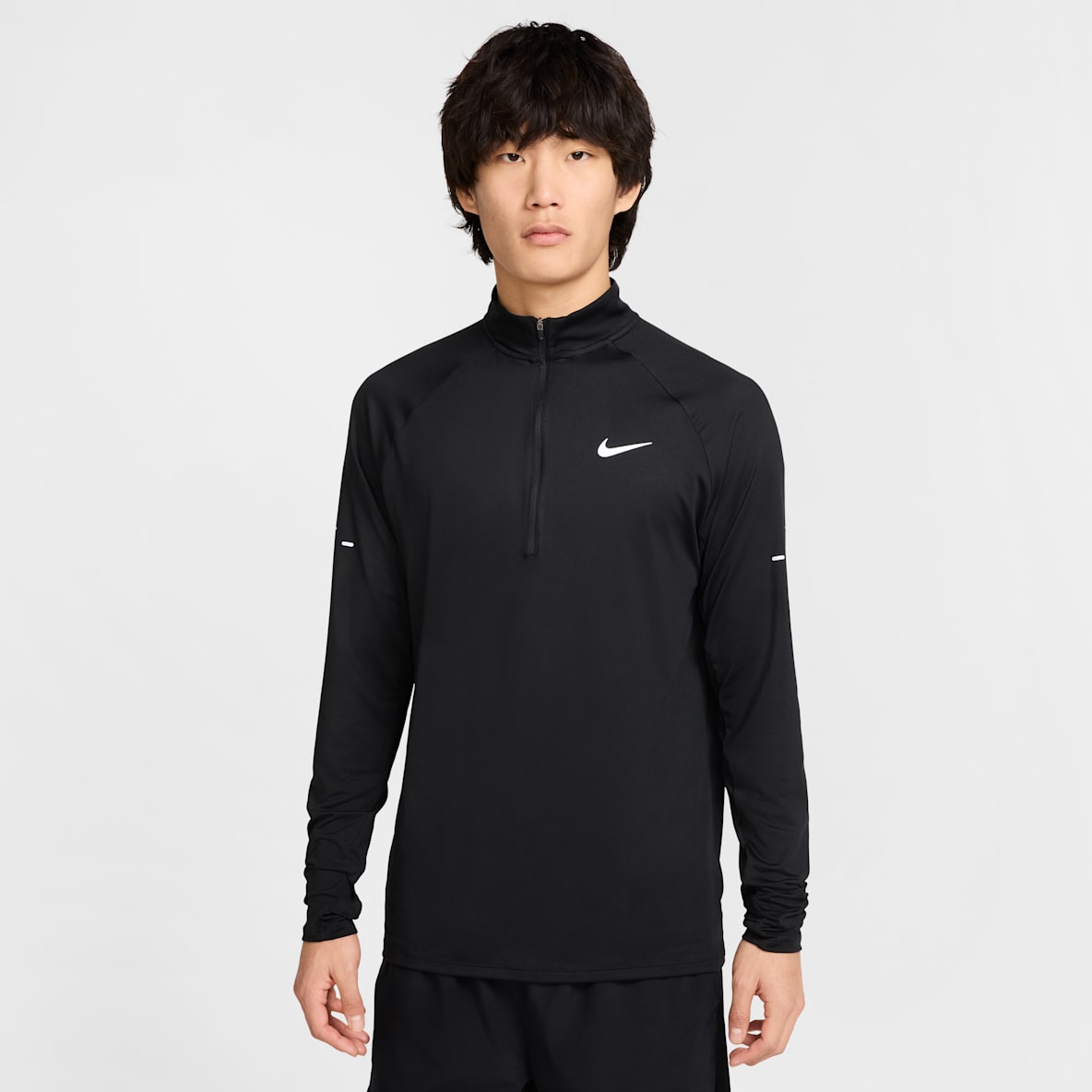 Nike ストライド メンズ Dri-FIT ハーフジップ ランニング ミッドレイヤー