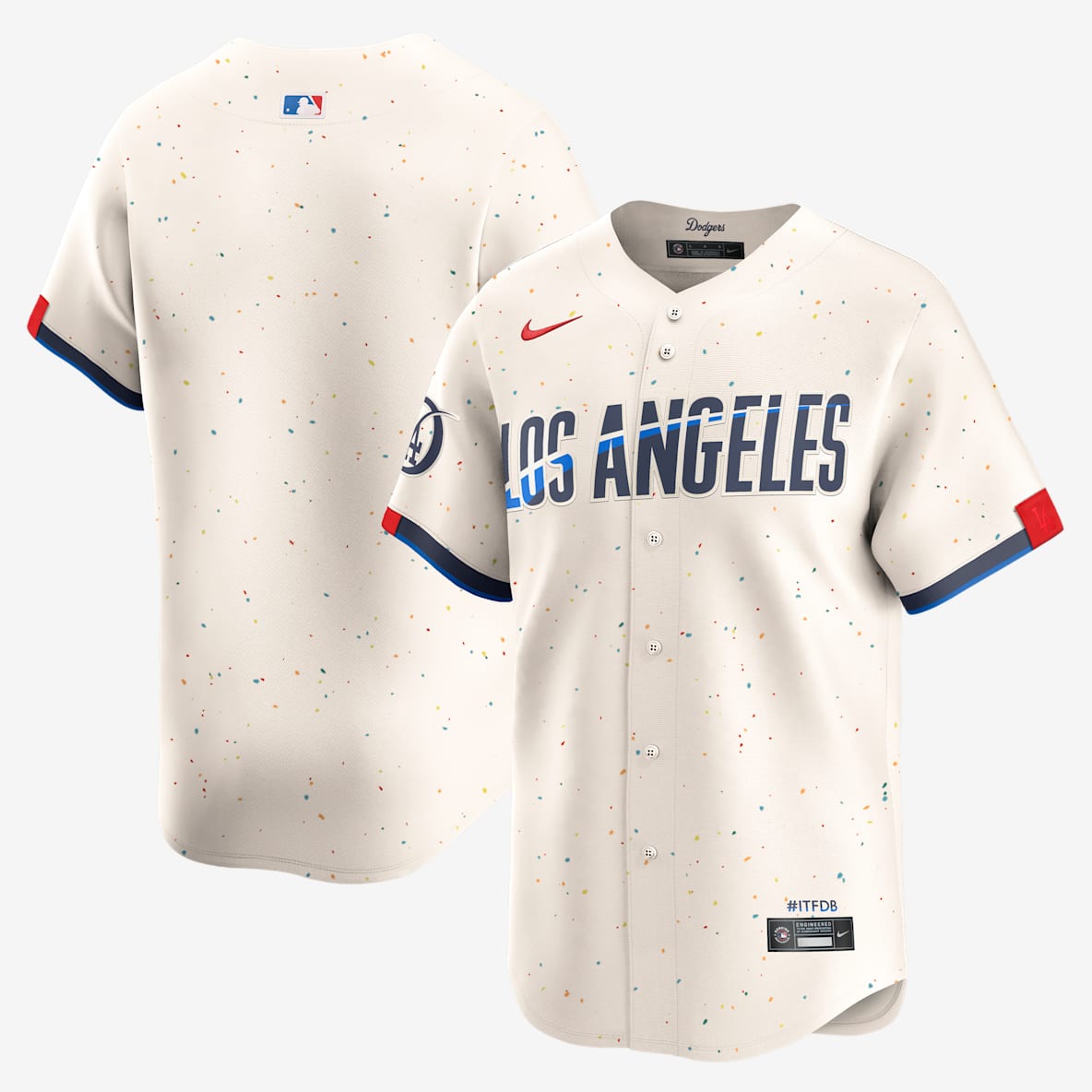 Los Angeles Dodgers City Connect Men's Nike MLB Limited Jersey
