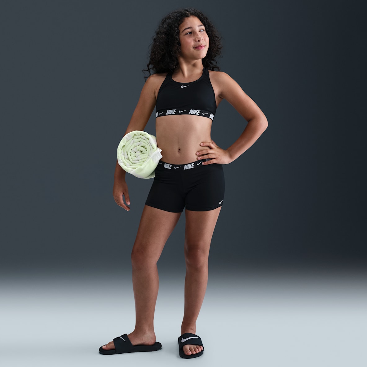 Nike Swim Big Kids' (Girls') Racerback Bikini & Short Set