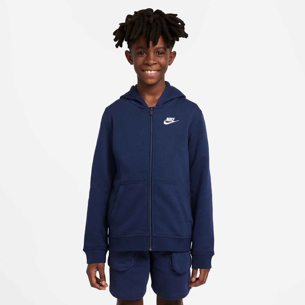 Nike Sportswear Club Big Kids' Full-Zip Hoodie