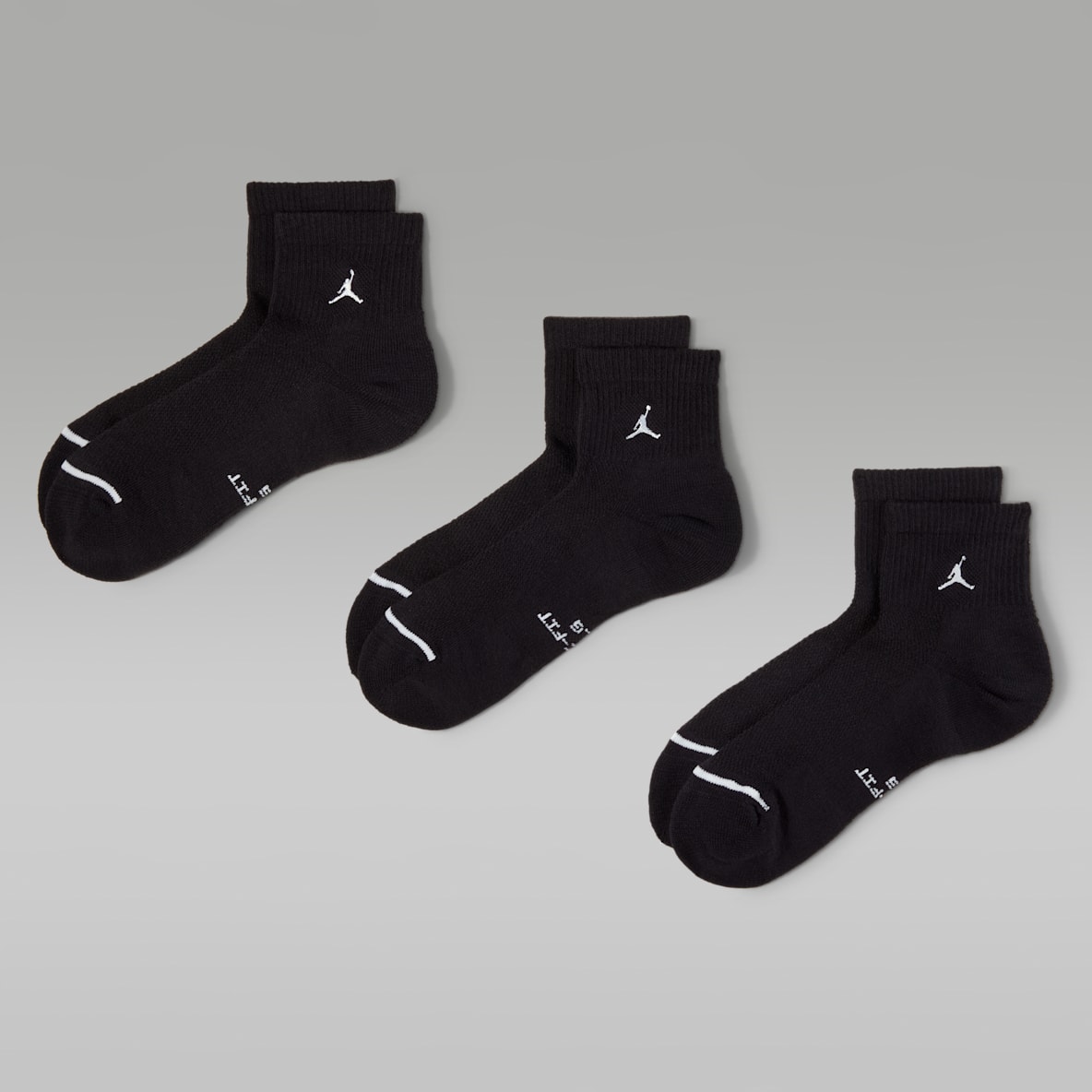 Jordan Everyday Elevated Calcetines al tobillo (3 pares)